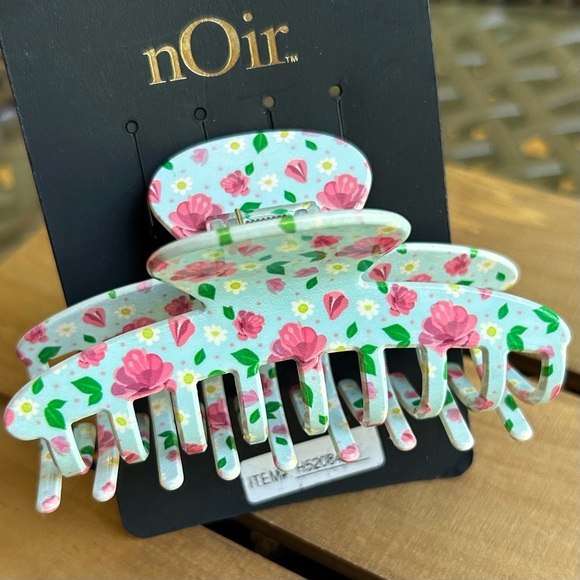 Noir Hair Claw Clip Womens Hair accessories New Floral - Picture 6 of 6